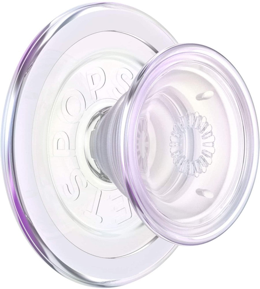 PopSockets - MagSafe PopGrip Universal Magnetic Grip  Stand with Adapter Ring for Cell Phones - Opalescent Purple