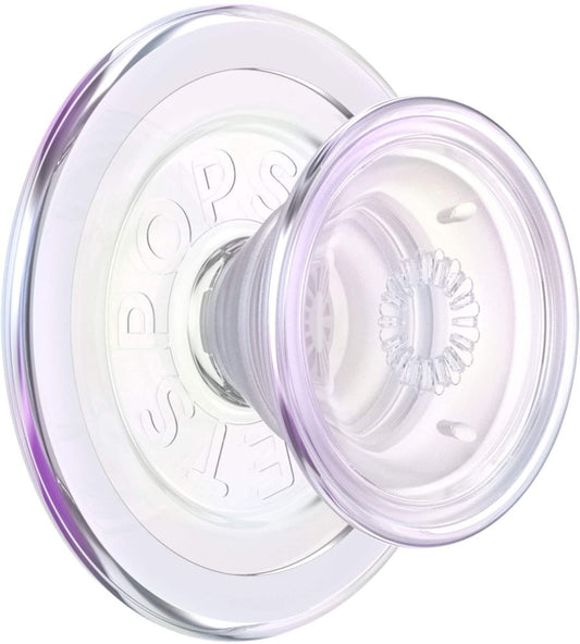 PopSockets - MagSafe PopGrip Universal Magnetic Grip  Stand with Adapter Ring for Cell Phones - Opalescent Purple