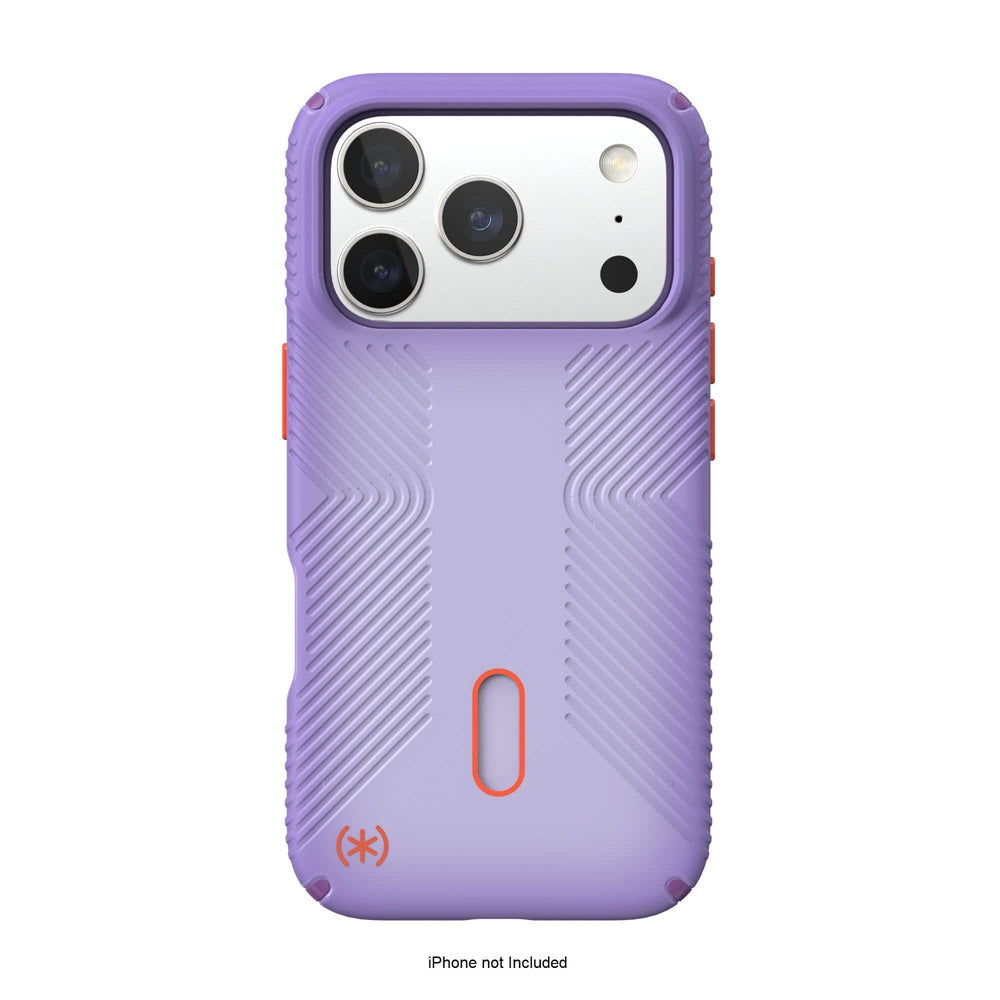 Speck - Presidio Lux Grip CLickLock Case for  iPhone 17 Pro - Purple Fade/Magic Purple/New Poppy