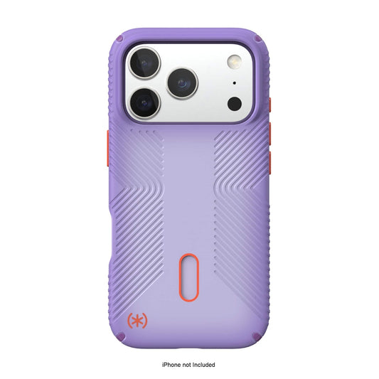 Speck - Presidio Lux Grip CLickLock Case for  iPhone 17 Pro - Purple Fade/Magic Purple/New Poppy