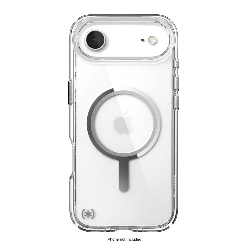 Speck - Presidio Perfect Clear with MagSafe Case for  iPhone Air - Clear/Silver