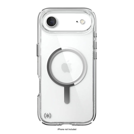 Speck - Presidio Perfect Clear with MagSafe Case for  iPhone Air - Clear/Silver