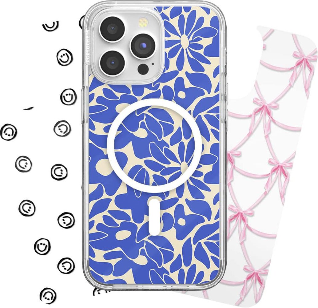 Looks iPhone 15 Pro Swappable Graphic Case Inserts (3 per pack) - compatible with PopSockets PopCase only - Multi Collection
