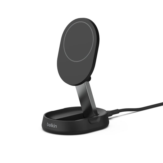 Belkin - Convertible Stand 15W - MagSafe-Compatible Qi2 Charger iPhone Charger for Apple iPhone 16 Apple Airpods  More - Black