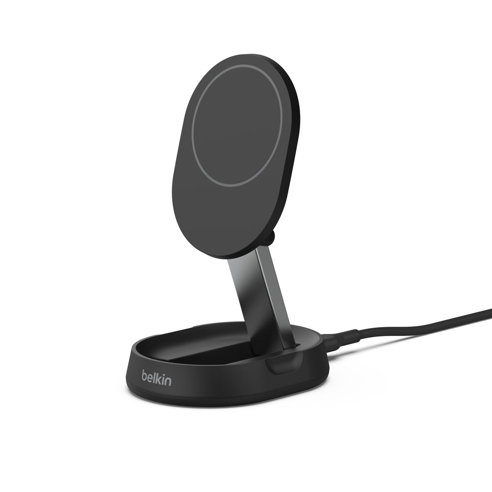 Belkin - Convertible Stand 15W - MagSafe-Compatible Qi2 Charger iPhone Charger for  iPhone 16  Airpods  More - Black