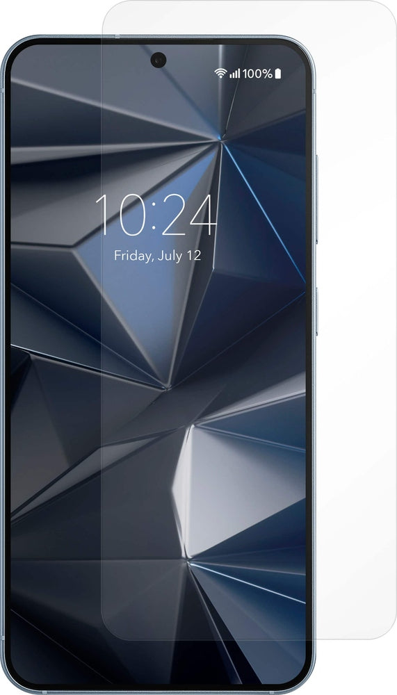 Insignia - Glass Screen Protector for Samsung Galaxy S25 and S24 (3-pack) - Clear