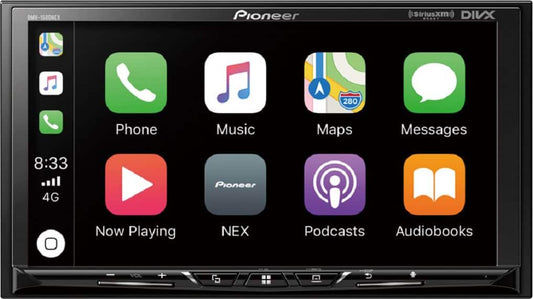Pioneer - 7" Android Auto and Apple CarPlay Bluetooth Digital Media (DM) Receiver - Black