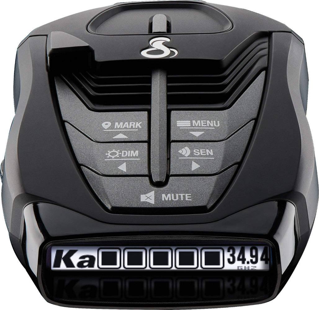 Cobra - RAD 480i Radar and Laser Detector works with Apple CarPlay/Android Auto - Black