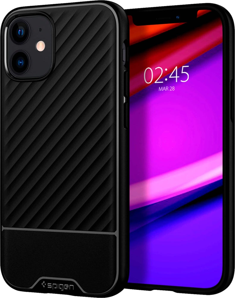 Spigen - Core Armor Case for  iPhone 12/12 Pro - Black