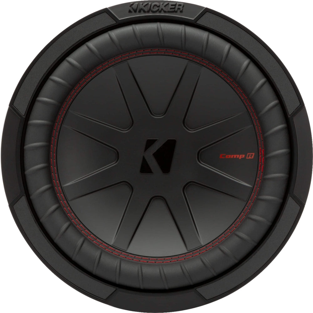 KICKER - CompR 10" Dual-Voice-Coil 2-Ohm Subwoofer - Black