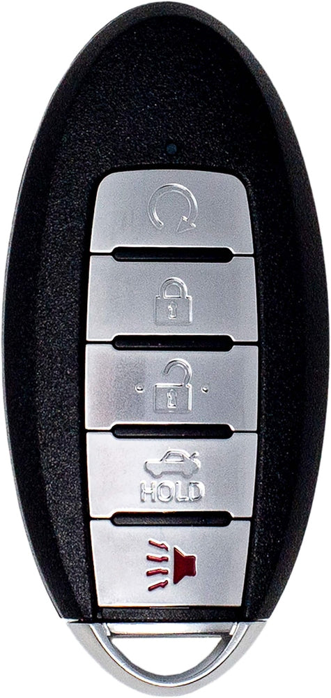 Car Keys Express - Nissan Simple Key - 5 Button Smart Key Remote and programming device - Black