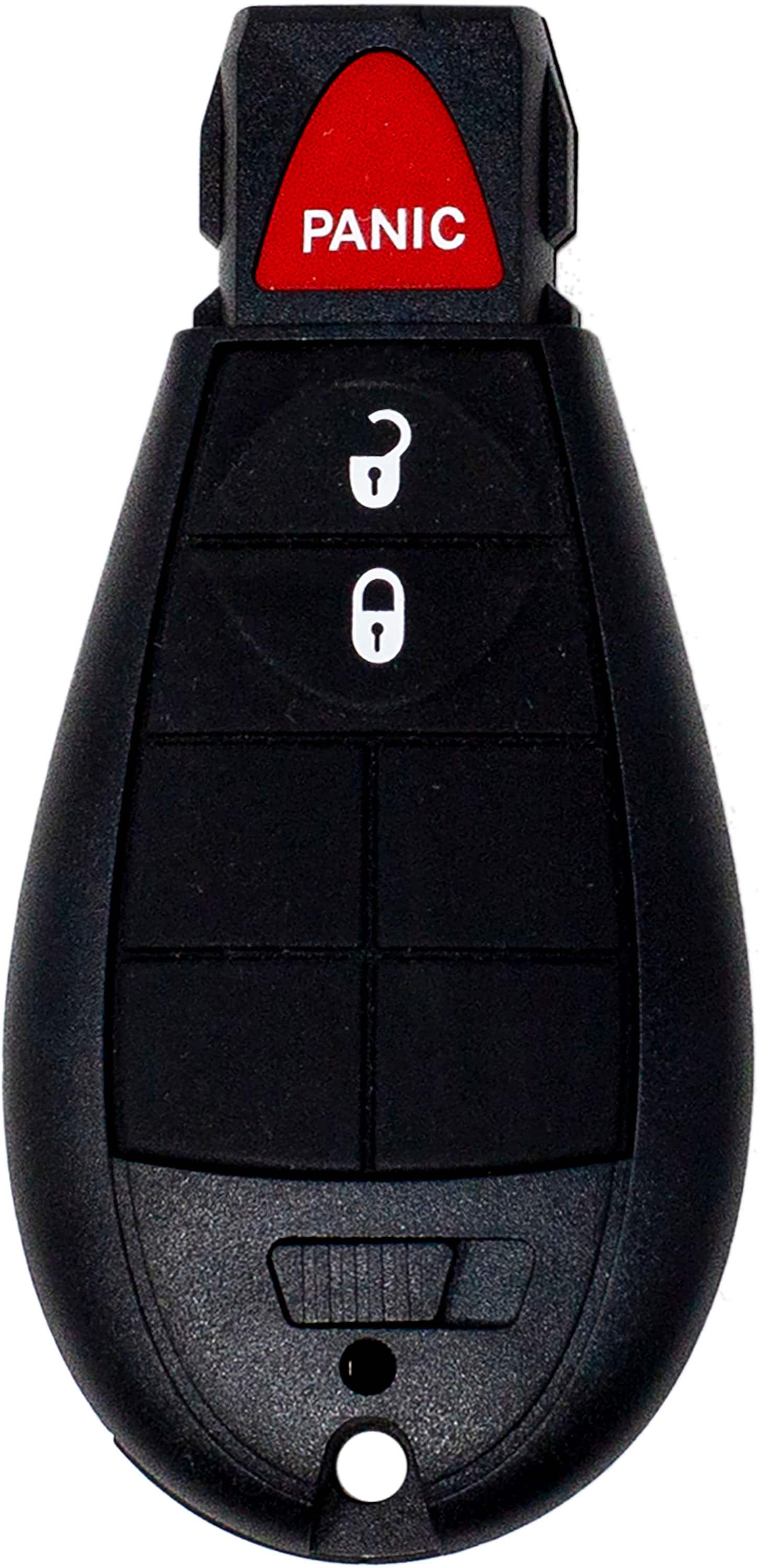 Car Keys Express - Chrysler Dodge and Jeep Simple Key 3 Button Fobik Car Key Fob and programming device - Black