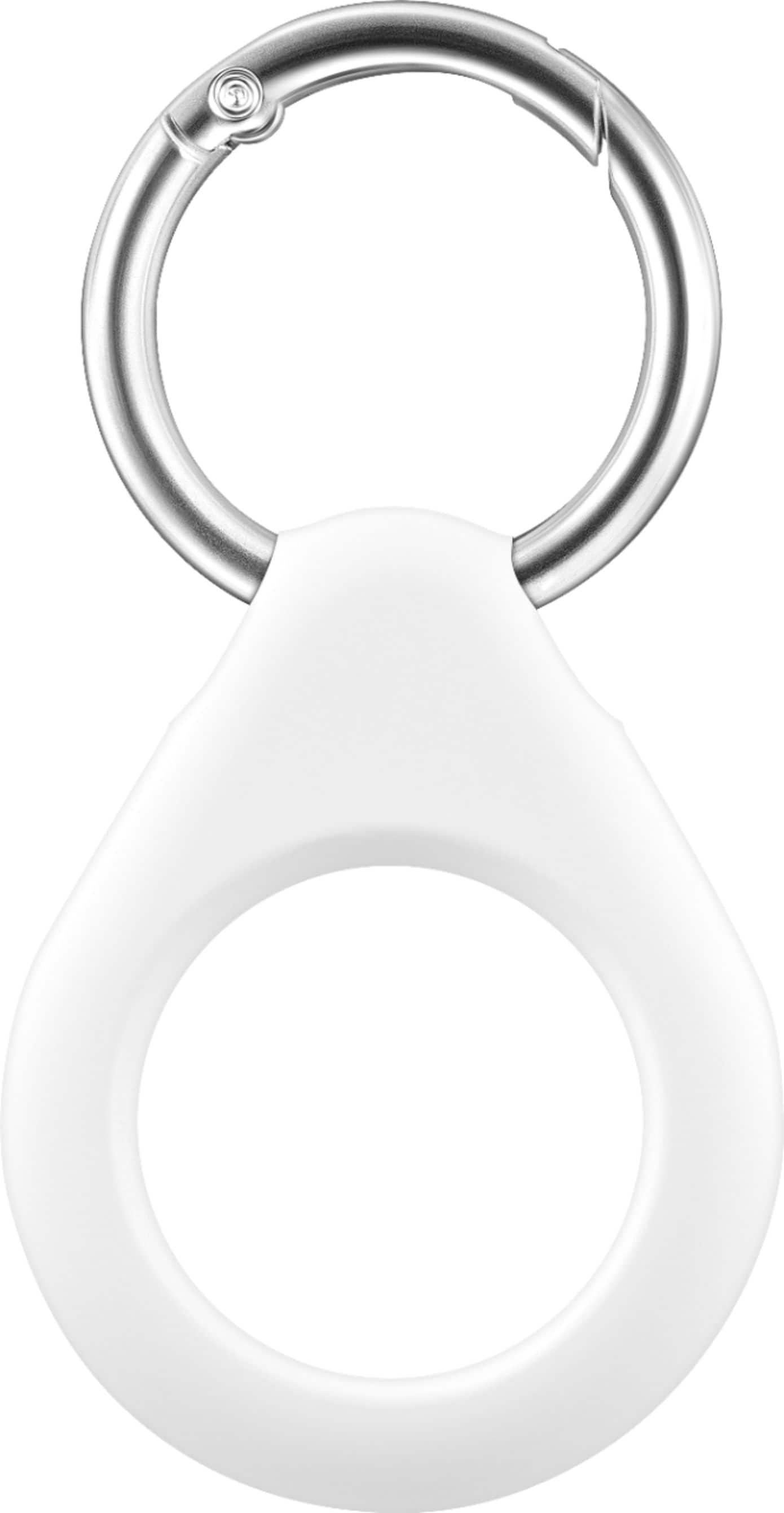 Insignia - Key Ring Case for  AirTag - White