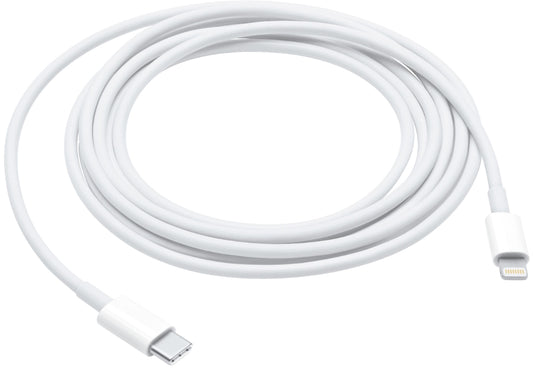 - 6.6' (2M) USB Type C-to-Lightning Charging Cable - White