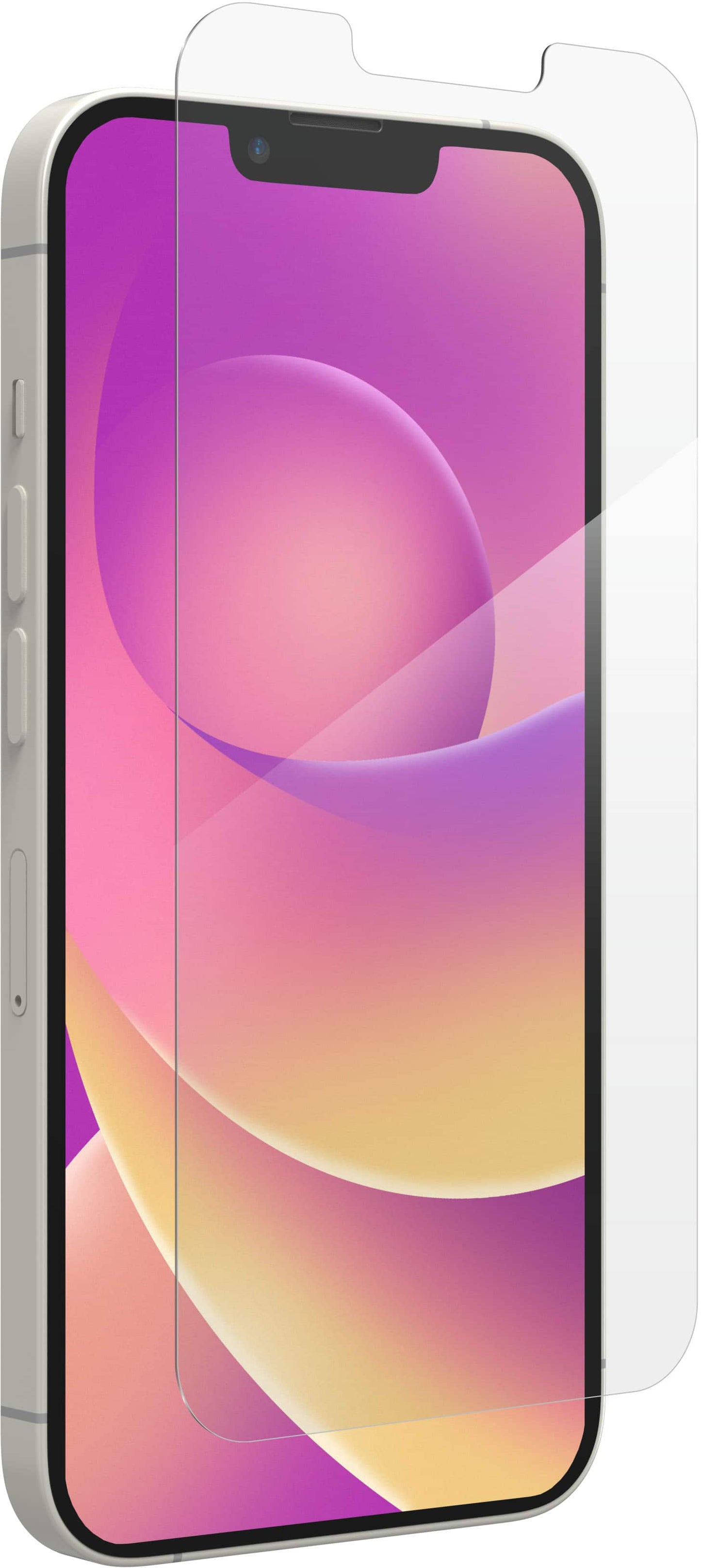 ZAGG - Glass+ Defense Screen Protector for Apple iPhone 17e 16e 14 13 Pro 13 - Clear