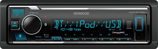 Kenwood - Bluetooth Digital Media (DM) Receiver with Alexa Built-In and Satellite Radio-Ready - Black