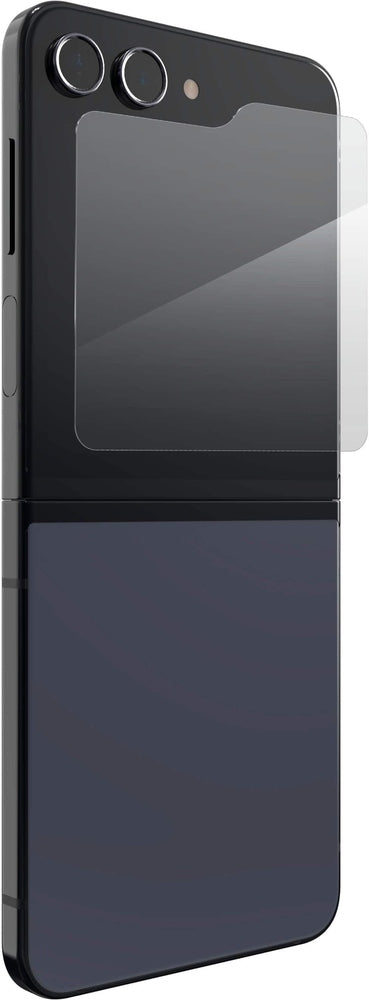 ZAGG - InvisibleShield Glass+ Defense Screen Protector for Samsung Galaxy Z Flip5 - Clear
