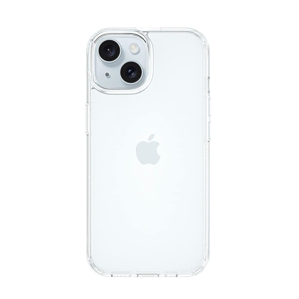Insignia - Hard-Shell Case for iPhone 16e/15/14/13 - Clear