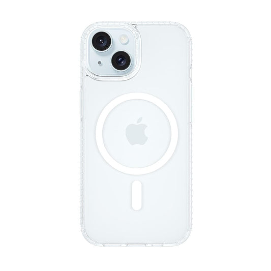 Insignia - Hard-Shell Case with MagSafe for iPhone 16e/15/14/13 - Clear