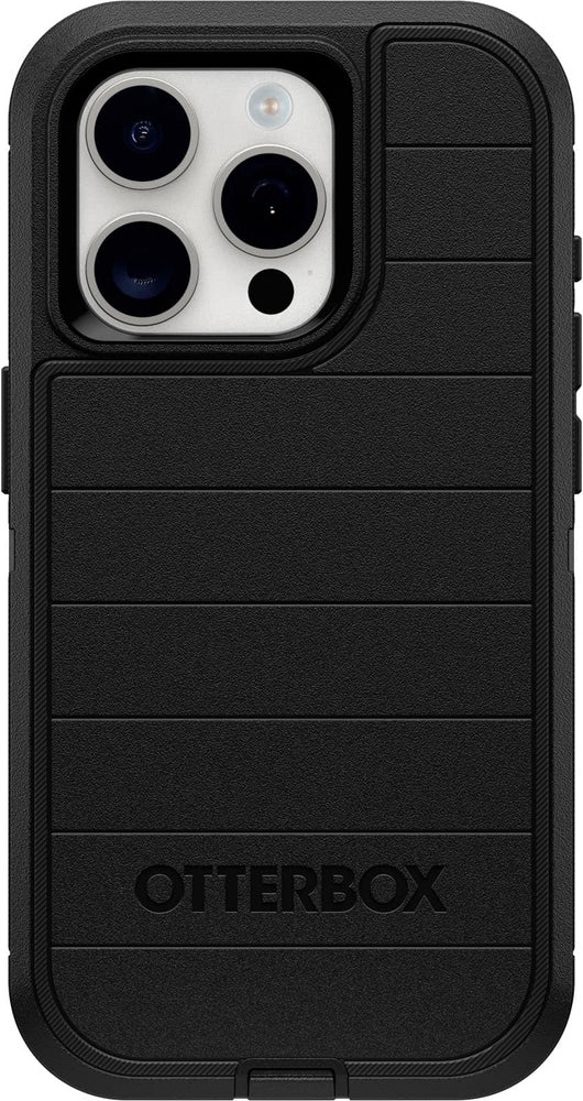 OtterBox - Defender Series Pro Hard Shell for  iPhone 15 Pro - Black