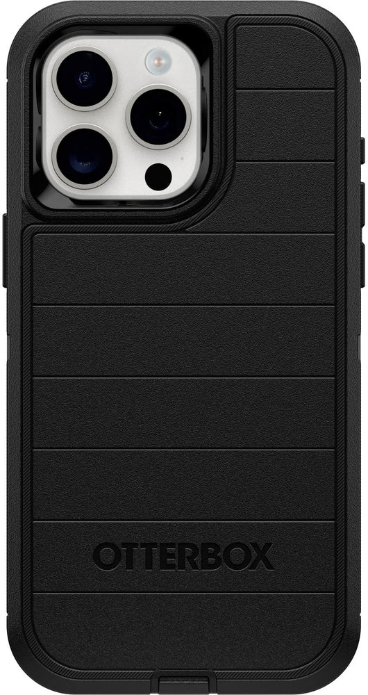 OtterBox - Defender Series Pro Hard Shell for  iPhone 15 Pro Max - Black