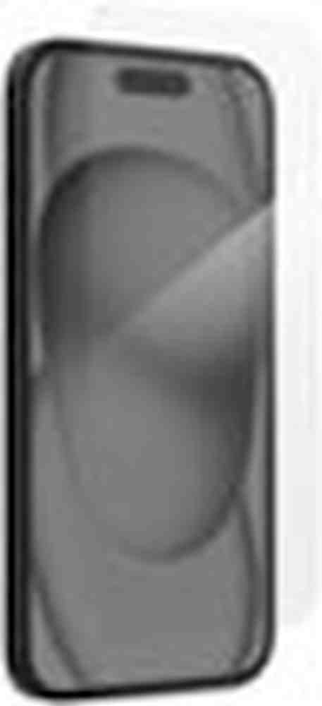ZAGG - Glass+ Defense Screen Protector for  iPhone 15 - Clear