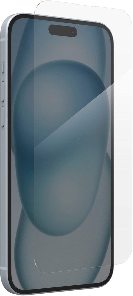 ZAGG - Glass+ Defense Screen Protector for  iPhone 15 Plus - Clear