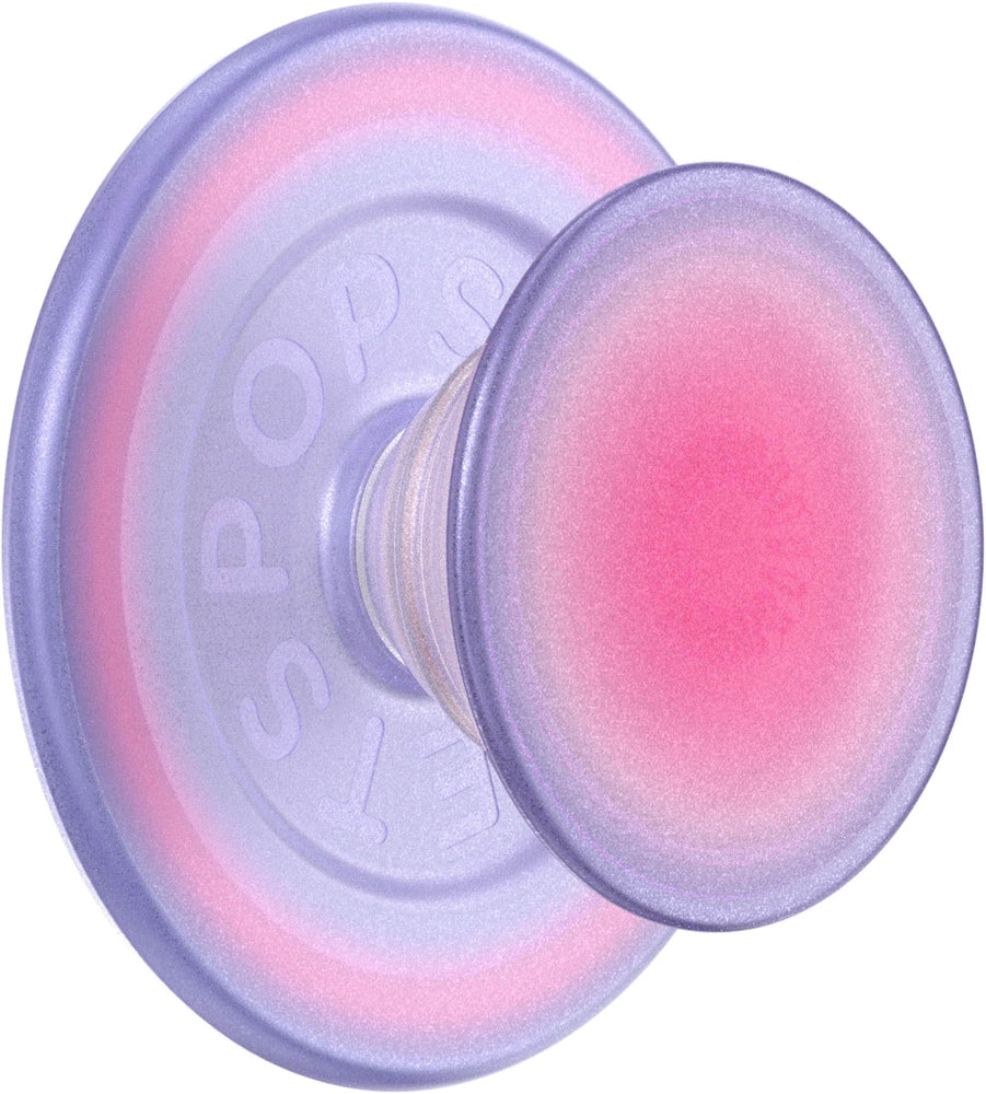 PopSockets - MagSafe PopGrip Universal Magnetic Grip  Stand with Adapter Ring for Cell Phones - Aura