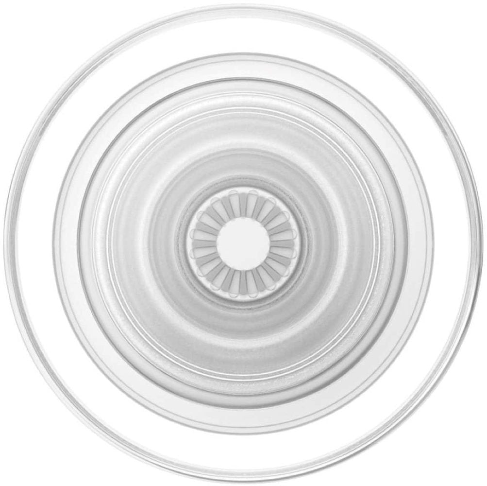 PopSockets - MagSafe PopGrip Universal Magnetic Grip  Stand with Adapter Ring for Cell Phones - Clear