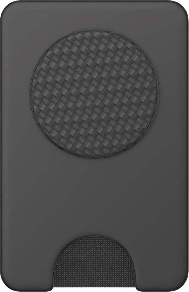 PopSockets - MagSafe PopWallet+ Cell Phone Wallet  Grip with Adapter Ring - Carbonite Weave