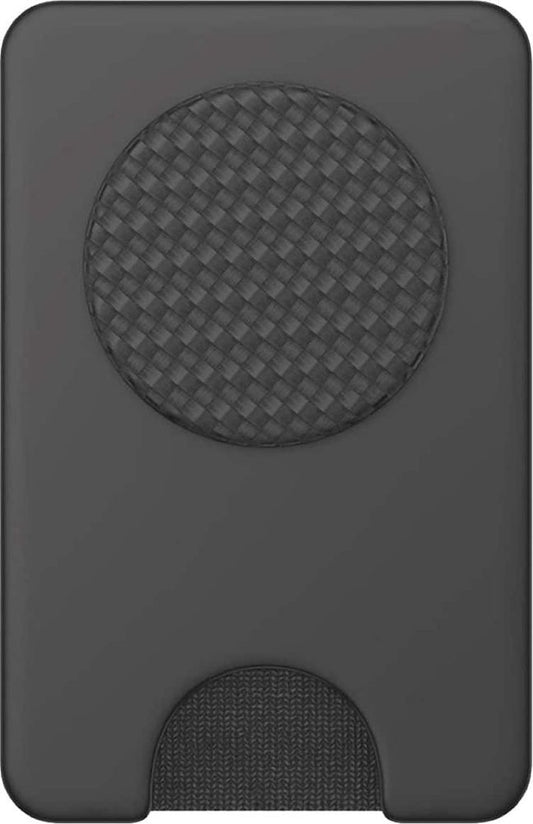 PopSockets - MagSafe PopWallet+ Cell Phone Wallet  Grip with Adapter Ring - Carbonite Weave