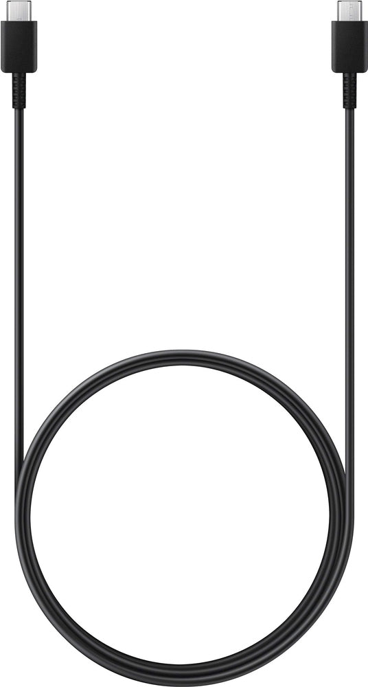 Samsung - 25W 6' USB Type C-to-USB Type C Device Cable - Black