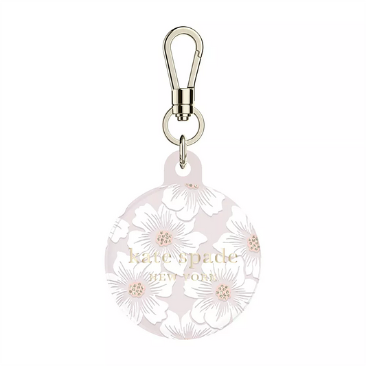 kate spade new york - Keychain Holder for  Airtag - Hollyhock Floral
