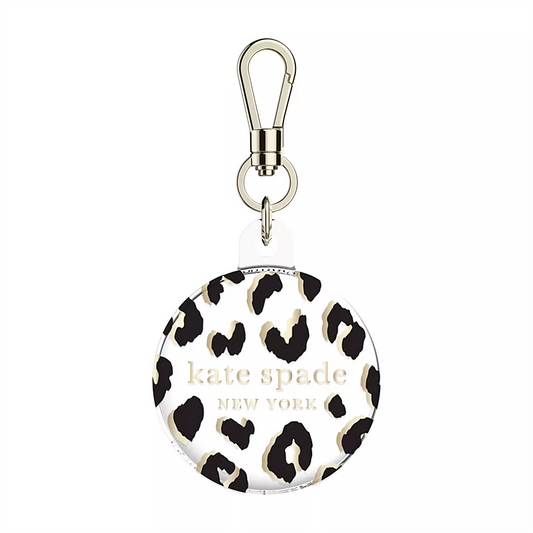 kate spade new york - Keychain Holder for Apple Airtag - City Leopard
