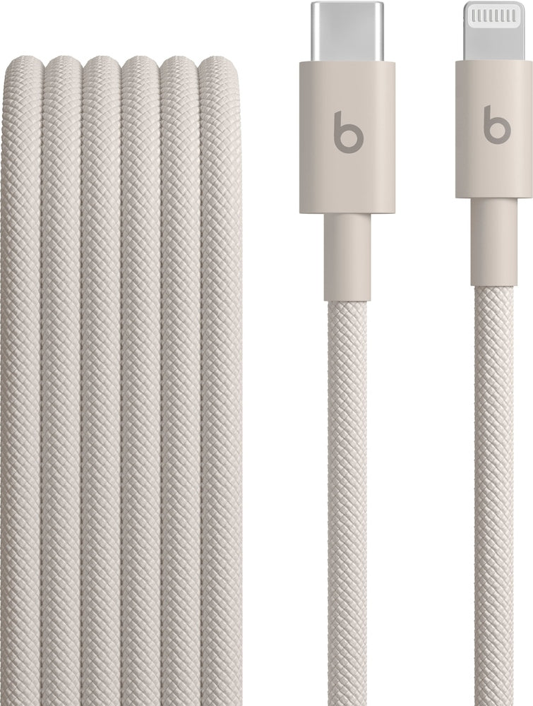 Beats - 5' USB-C to Lightning Woven Cable - Surge Stone