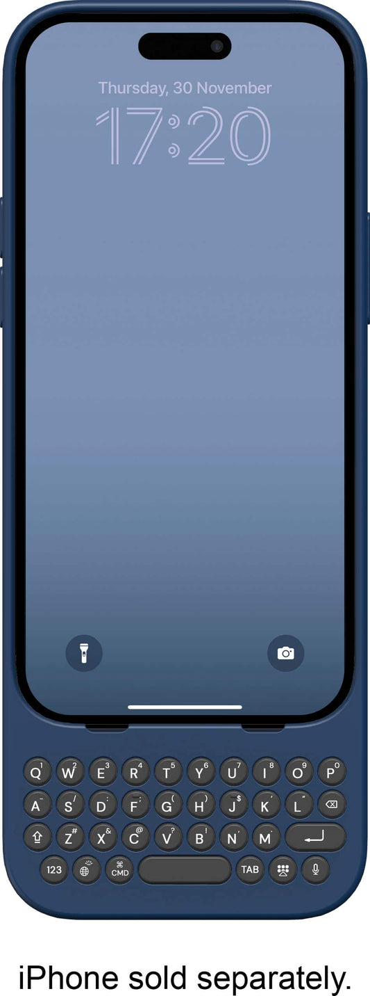 Clicks - Keyboard for Apple iPhone 15  16e - Royal Ink