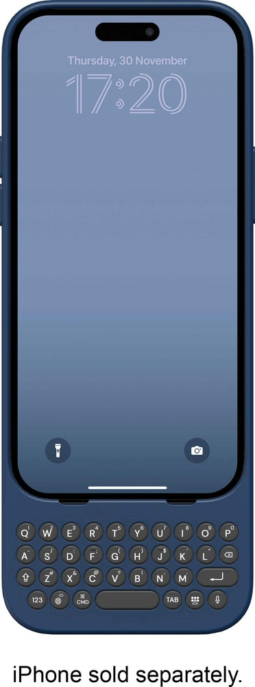 Clicks - Keyboard for Apple iPhone 15 Pro - Royal Ink