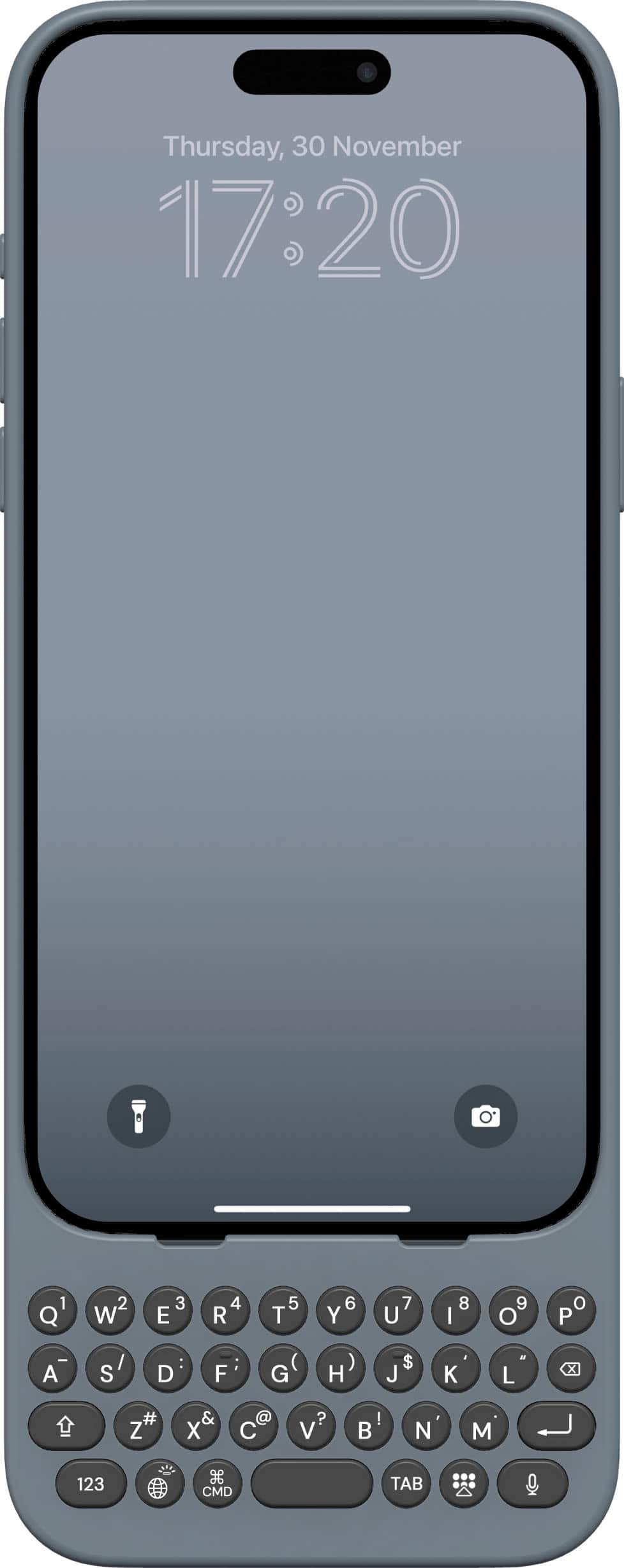 Clicks - Keyboard for Apple iPhone 15 Pro Max - London Sky