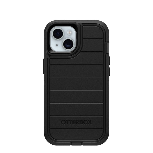 OtterBox - Defender Series Pro Hard Shell for  iPhone 17e iPhone 16e iPhone 15 iPhone 14 iPhone 13 - Black