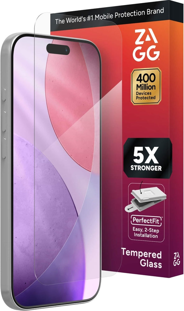 ZAGG - Glass Elite Screen Protector for  iPhone 17 Pro - Clear