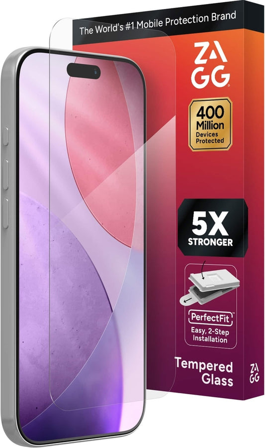 ZAGG - Glass Elite Screen Protector for  iPhone 17 Pro - Clear