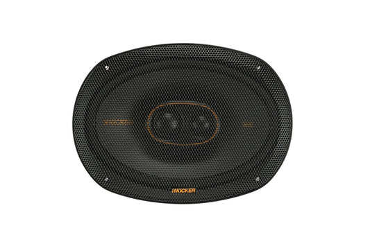 KICKER - KS Series 6" x 9" 3-Way Car Speakers with Polypropylene Cones (Pair) - Black