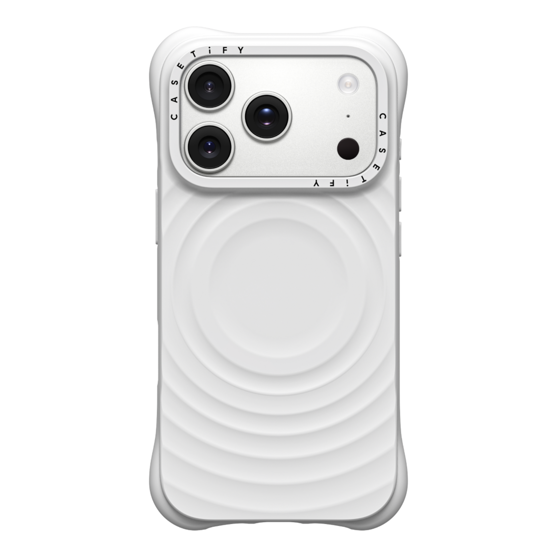 CASETiFY -  iPhone 17 Pro Ripple Case - White
