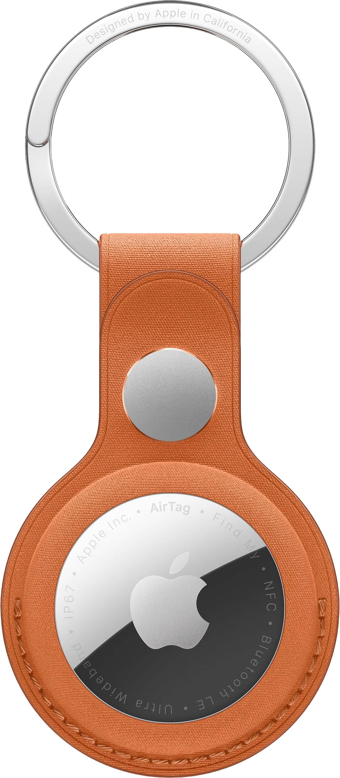  - AirTag FineWoven Key Ring - Fox Orange