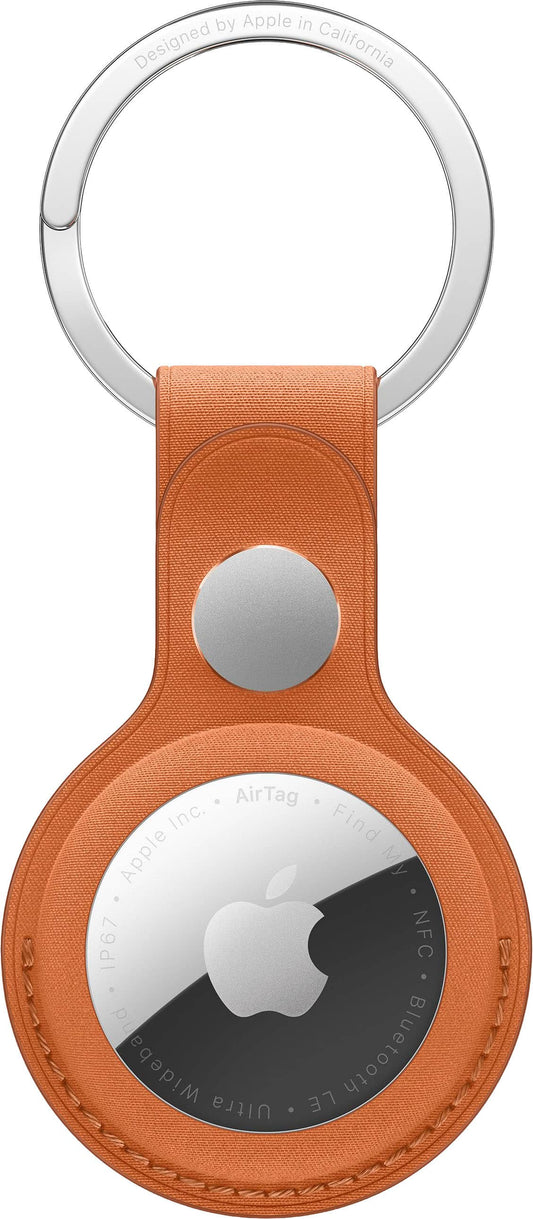  - AirTag FineWoven Key Ring - Fox Orange