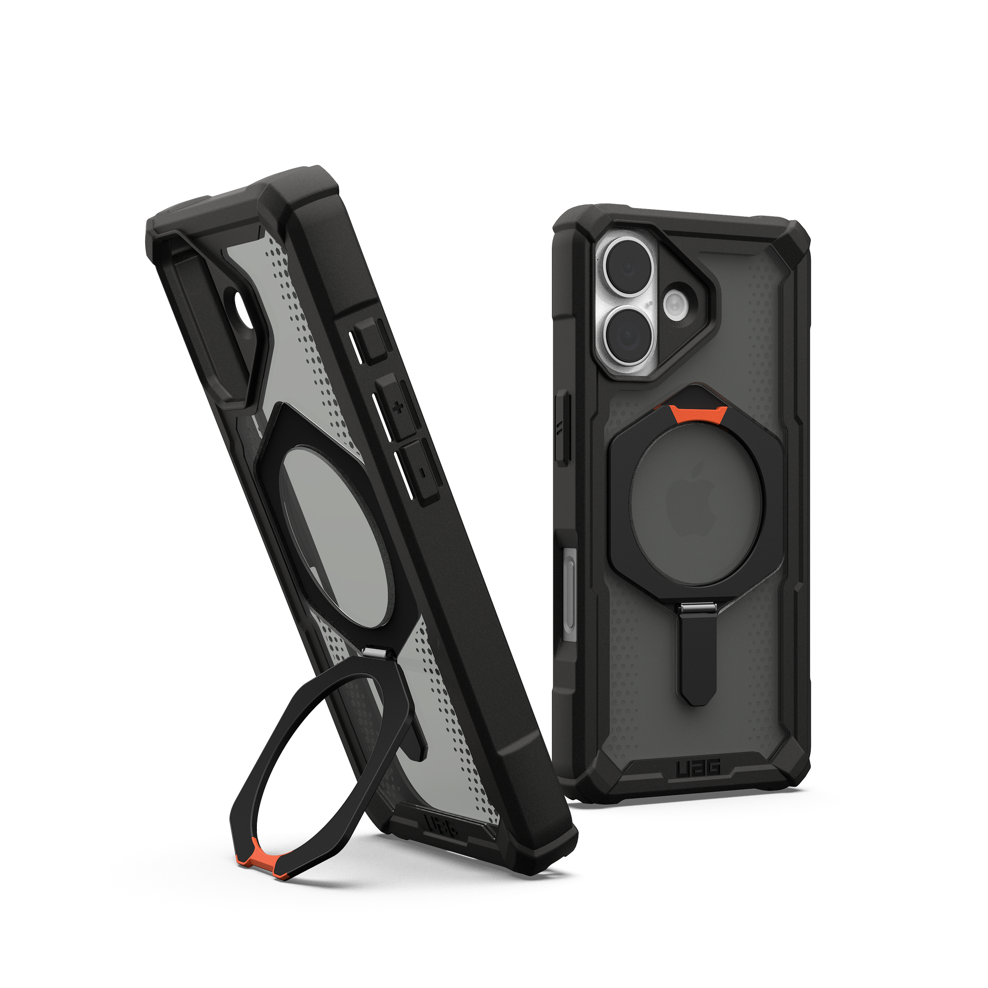 UAG - Plasma XTE Series Case with Magsafe for Apple iPhone 17 - Black/Orange