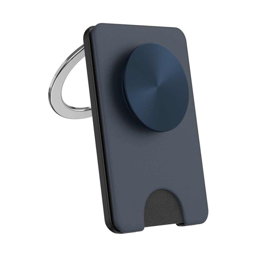PopSockets - MagSafe Kick-Out Wallet Grip  Adjustable Stand for Cell Phones - Navy