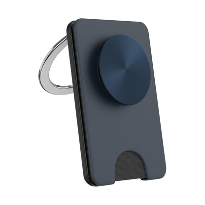 PopSockets - MagSafe Kick-Out Wallet Grip  Adjustable Stand for Cell Phones - Navy