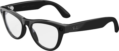 Ray-Ban Meta - Skyler (Gen 2) glasses with Meta AI Audio Photo Video Compatibility - Transitions Green lenses - Shiny Black