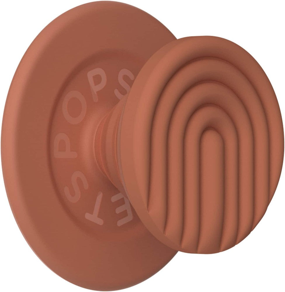PopSockets - MagSafe PopGrip Universal Magnetic Grip  Stand with Adapter Ring for Cell Phones - Terra-Cota